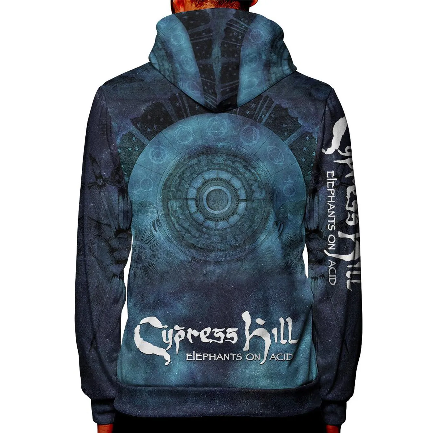 Cypress Hill "Elephants on Acid" Premium All Over Print Pullover Hoodie