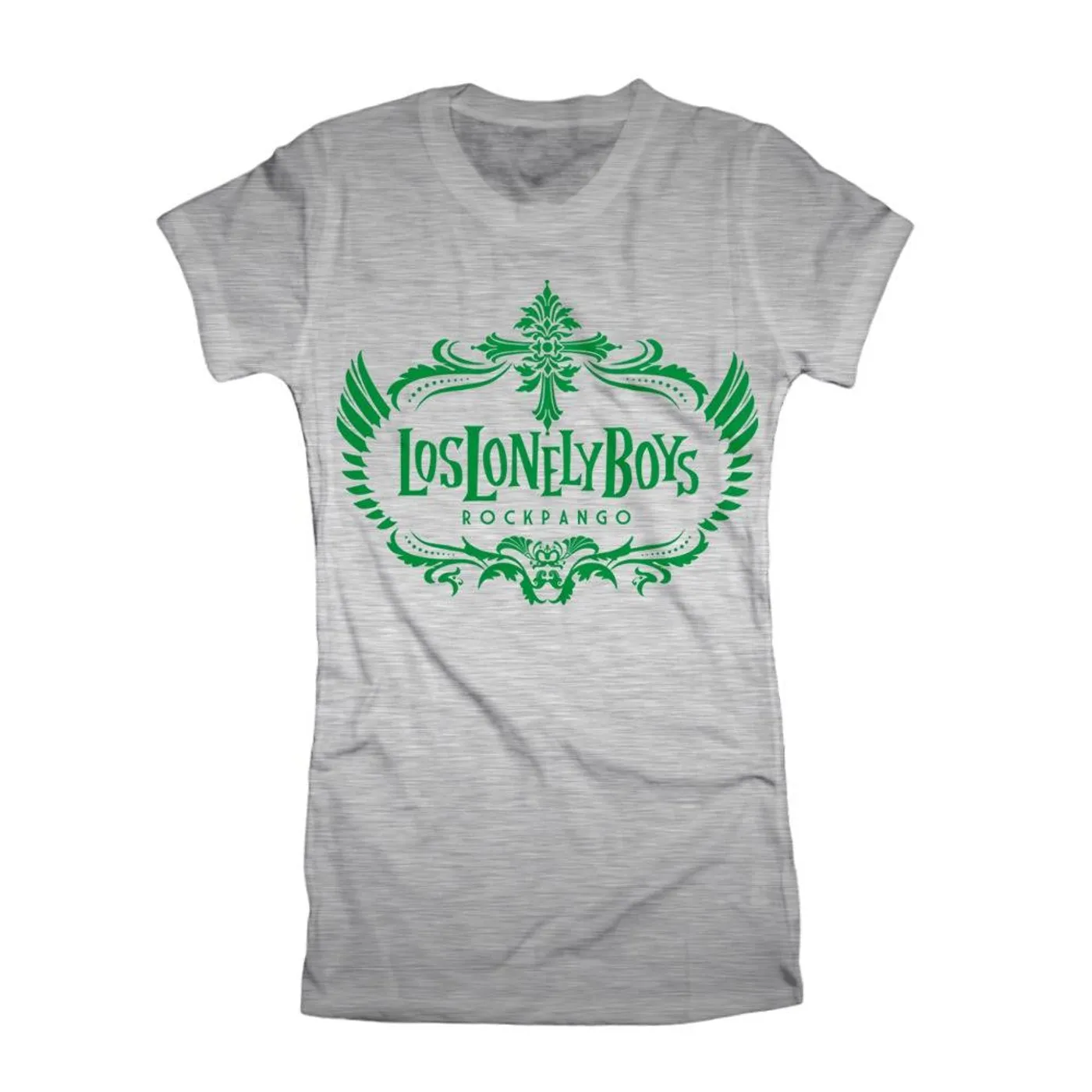 Los Lonely Boys “Rockpango Crest” Women's Heather Grey T-Shirt