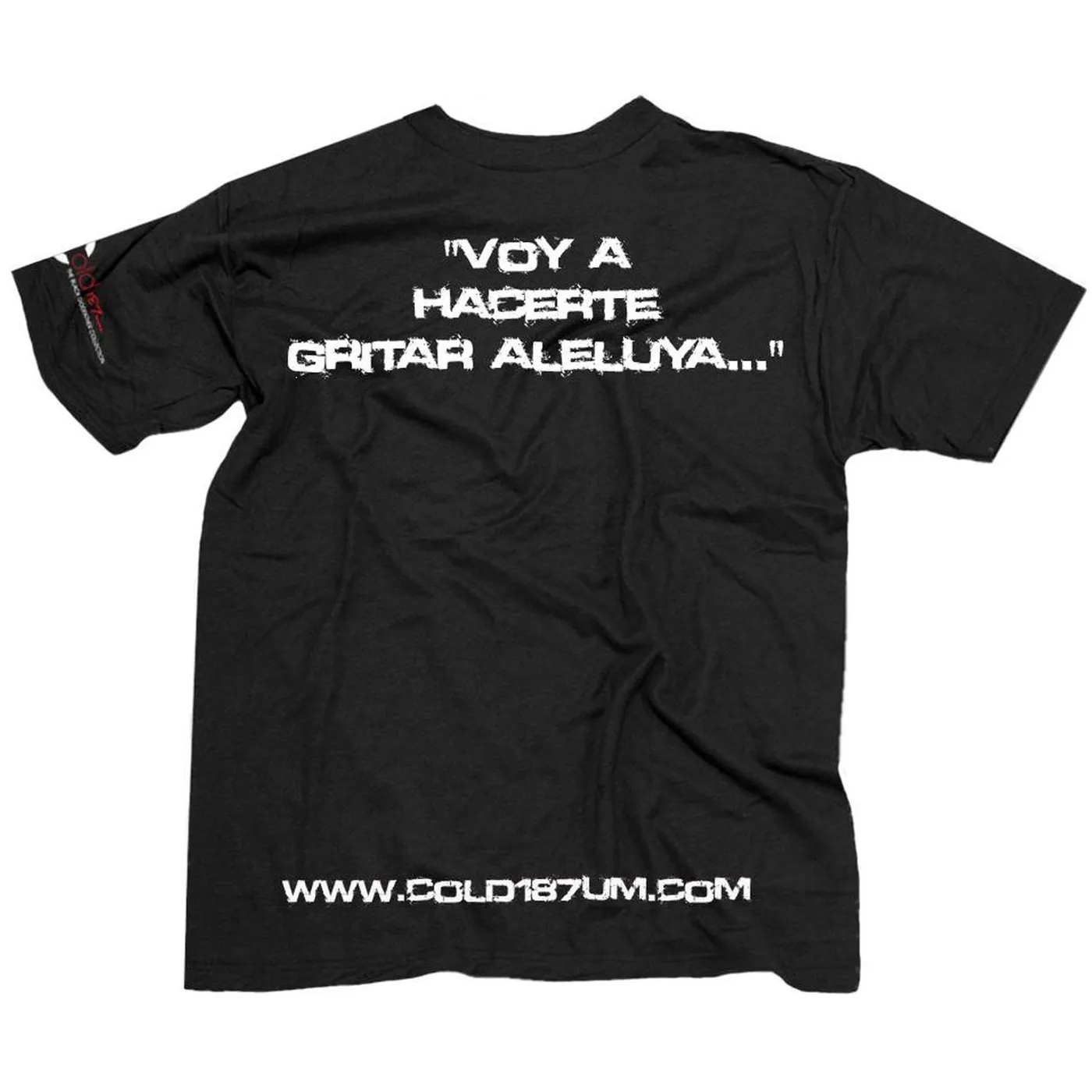 Cold 187um "El Padrino Negro" INTERACTIVE Black T-shirt