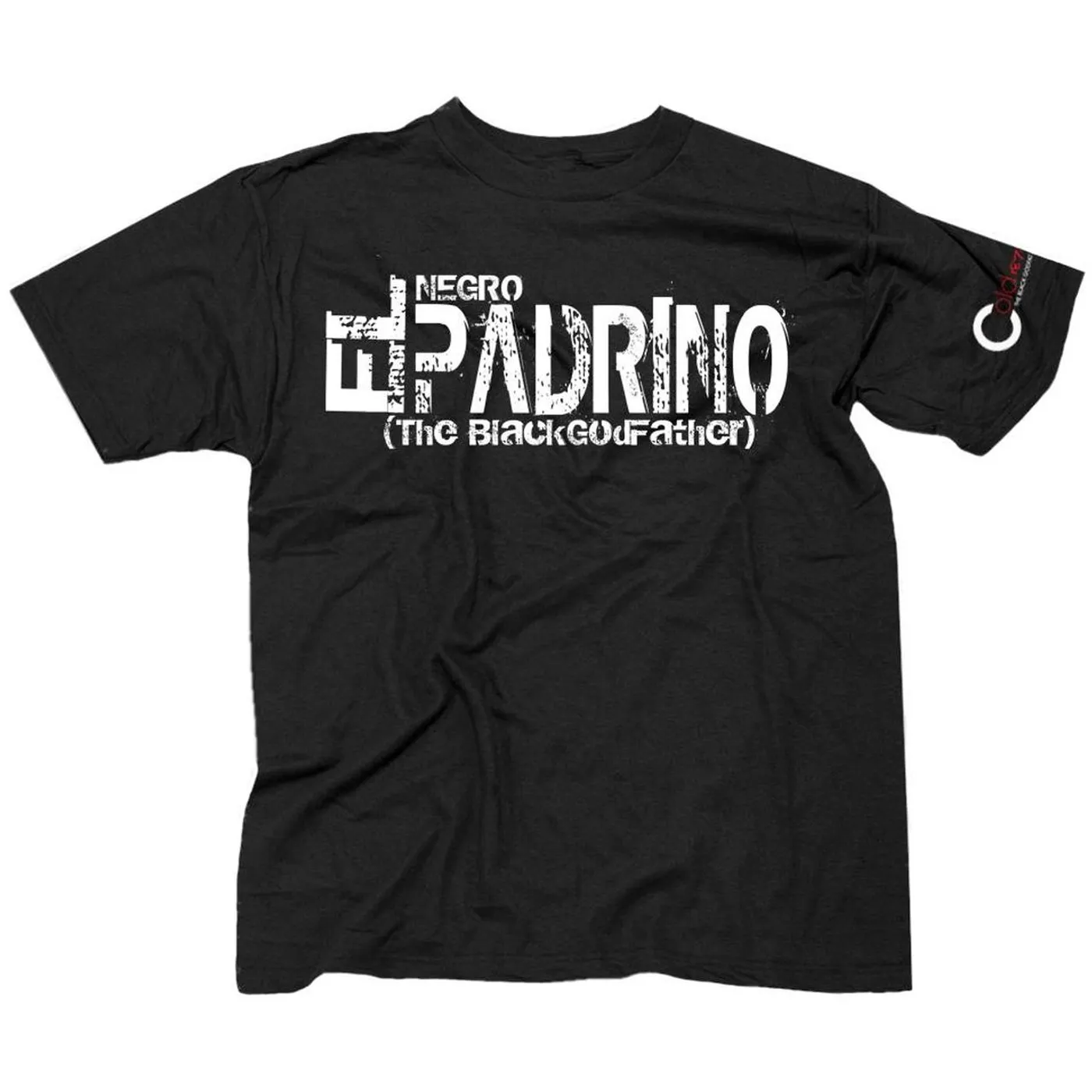Cold 187um "El Padrino Negro" INTERACTIVE Black T-shirt