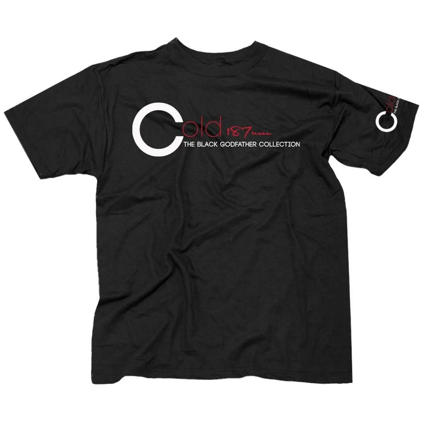 Cold 187um "Cold 187" INTERACTIVE Black T-shirt