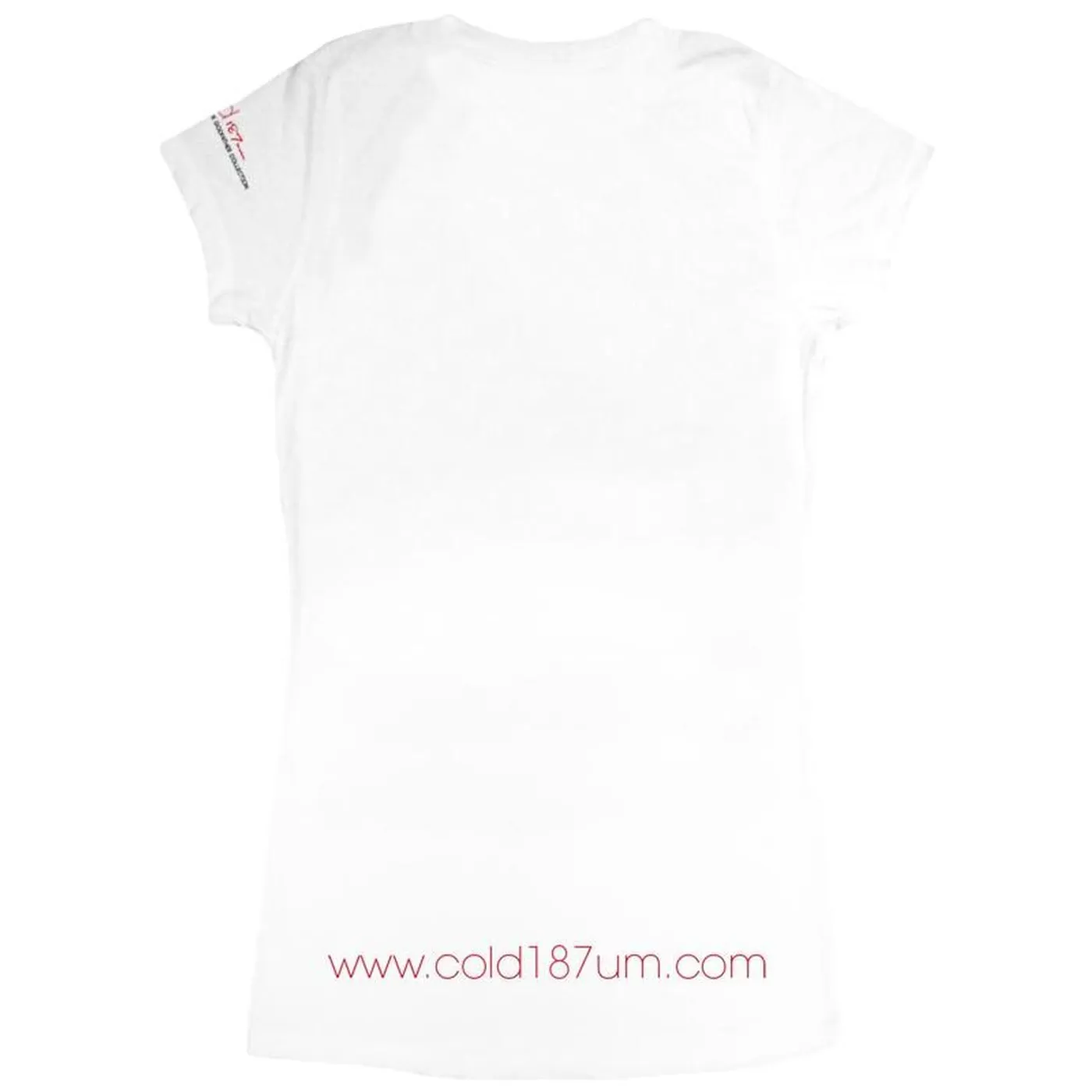 Cold 187um "Cold 187" INTERACTIVE Women's White T-shirt