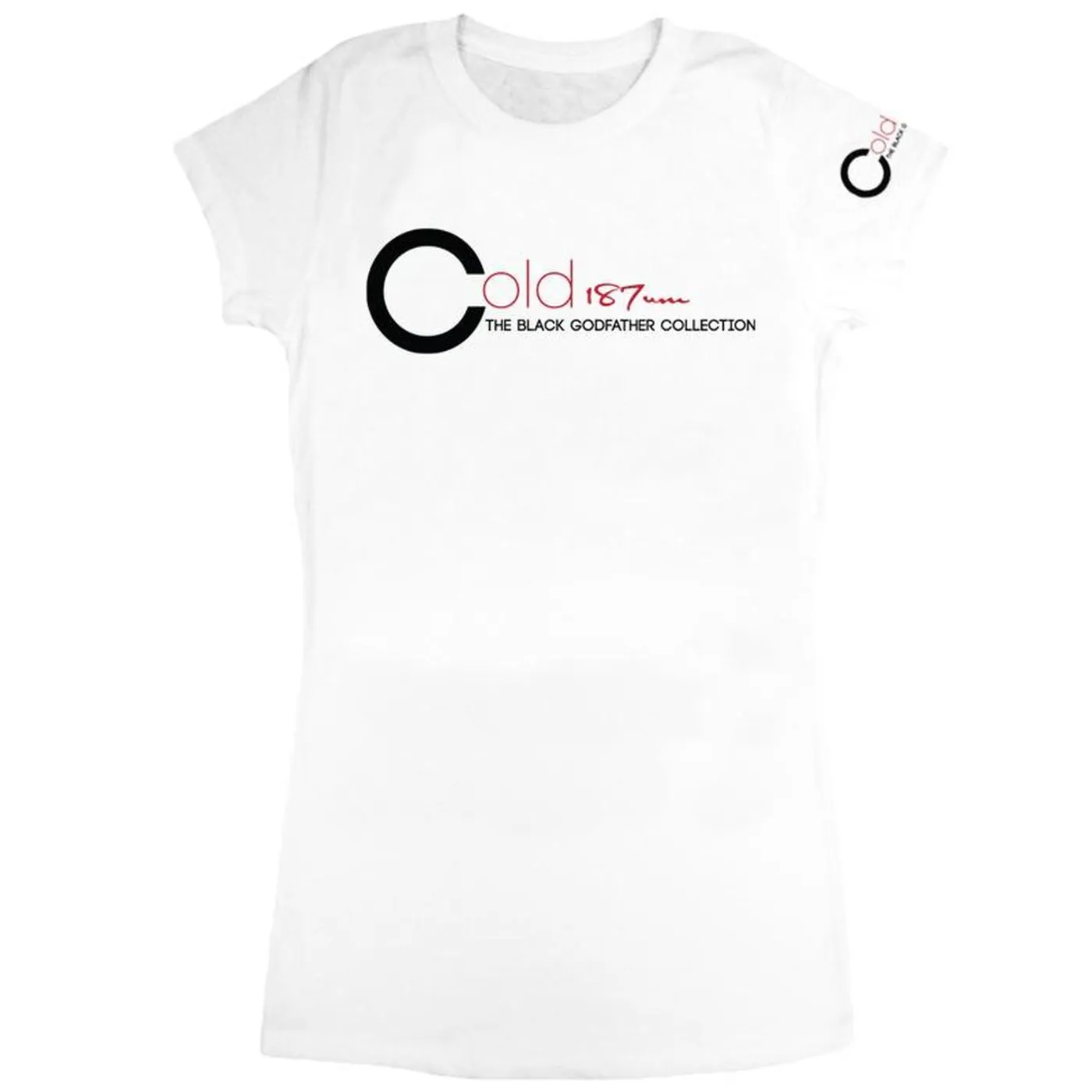 Cold 187um "Cold 187" INTERACTIVE Women's White T-shirt