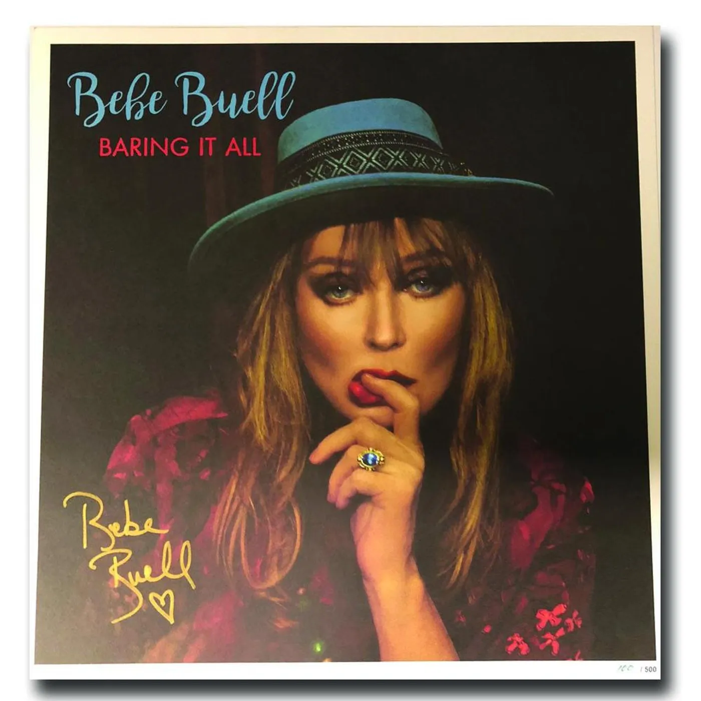 Bebe Buell "Baring It All" AUTOGRAPHED Poster