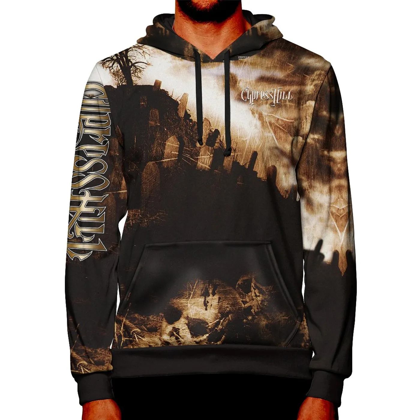 Cypress Hill "Black Sunday" Premium All Over Print Pullover Hoodie