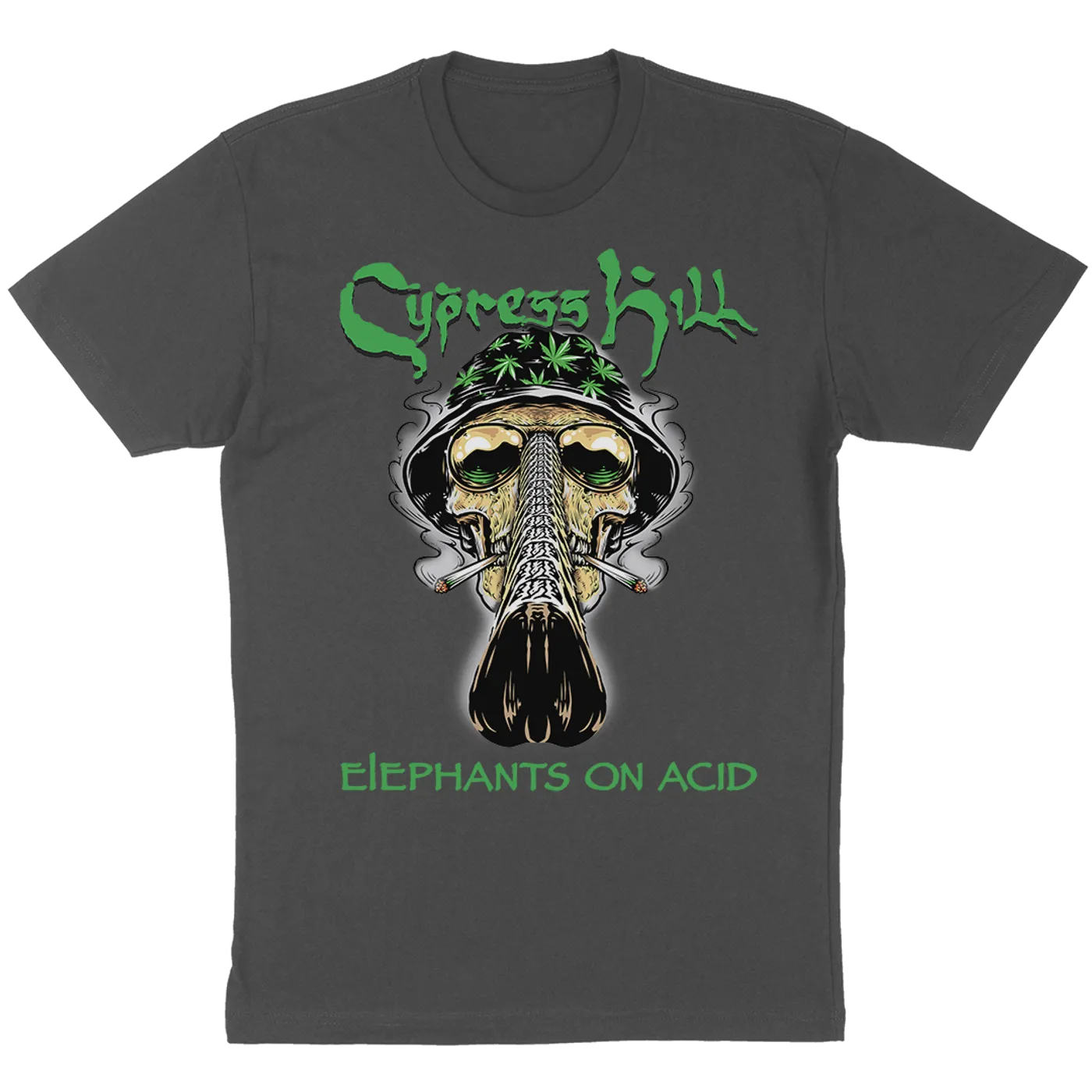 Cypress Hill "Fear And Loathing" T-Shirt in Charcoal Grey