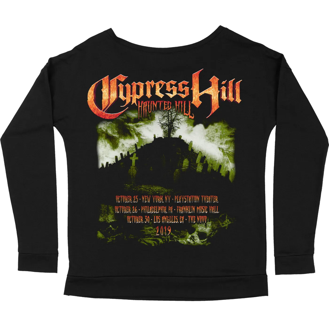 Cypress Hill "Haunted Hill 2019" Women's Long Sleeve Shirt