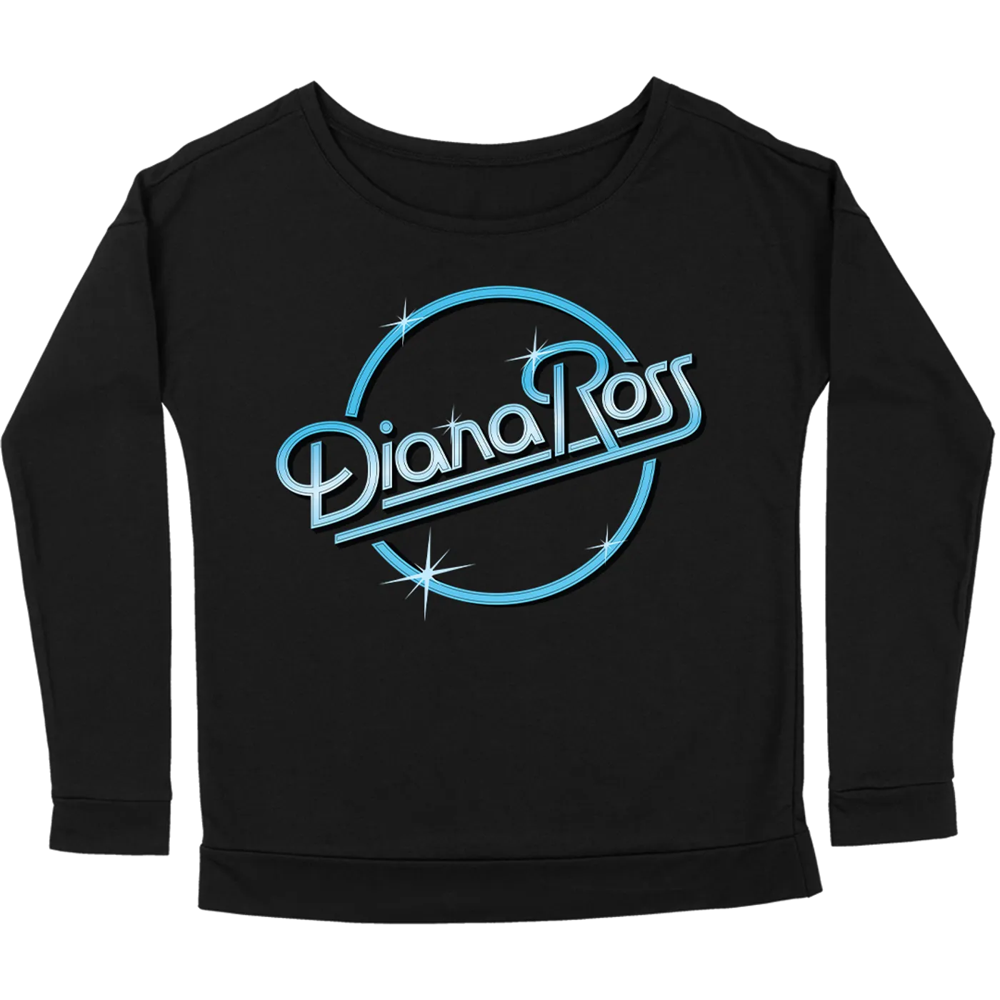 Diana Ross "Neon" Women's Long Sleeve Scoop Neck Shirt