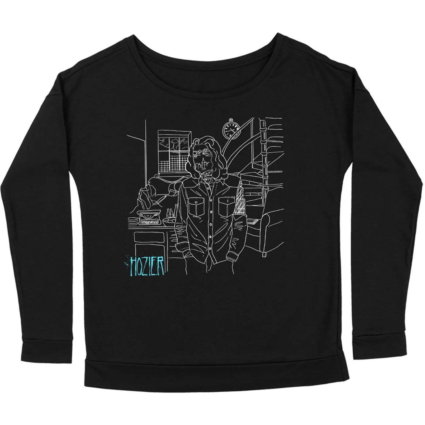 Hozier "Studio" Women's Long Sleeve Scoop T-Shirt