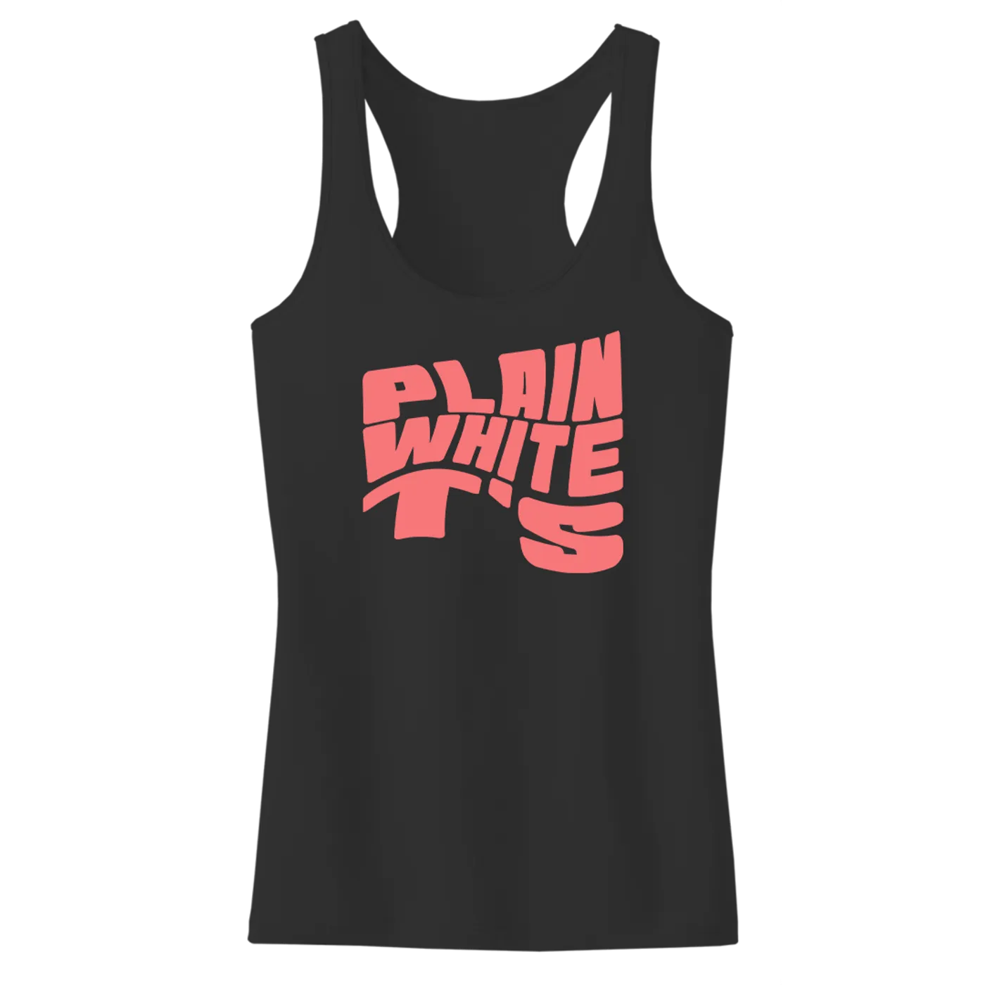 Plain White T's "Wavey" Women's Racerback Tank
