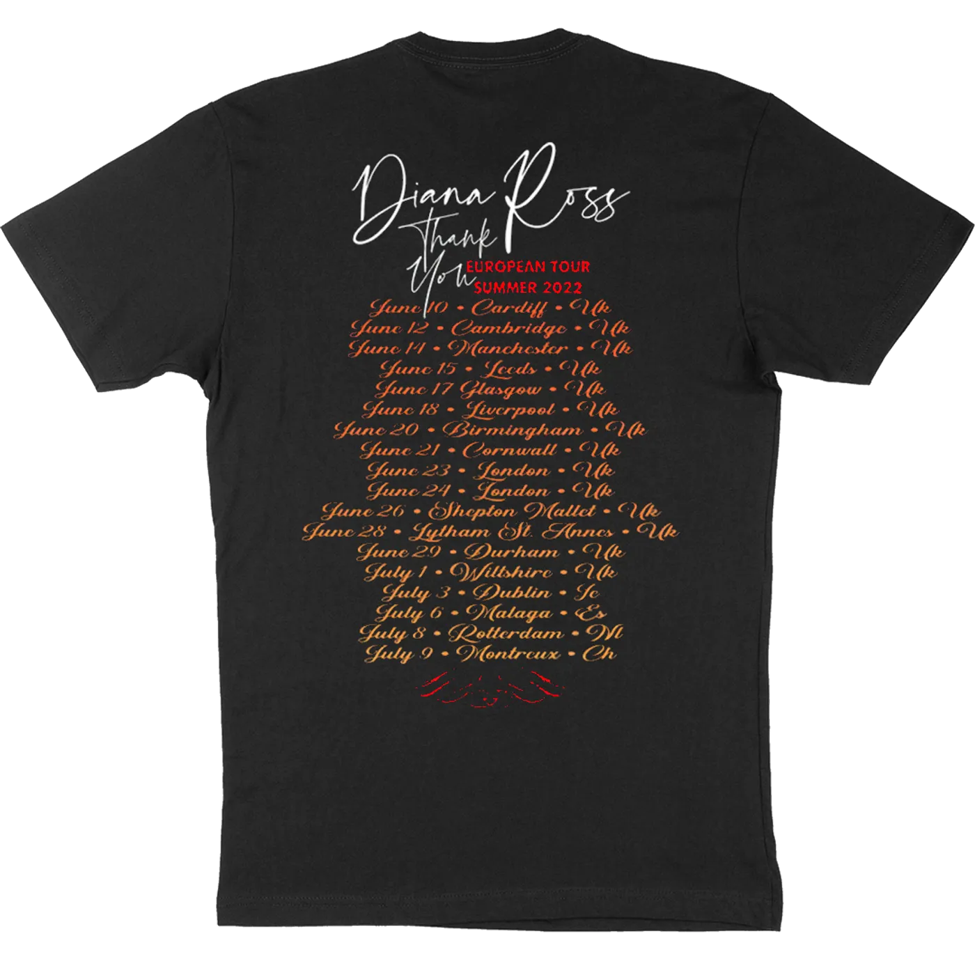 Diana Ross "Album Cover Tour" T-Shirt