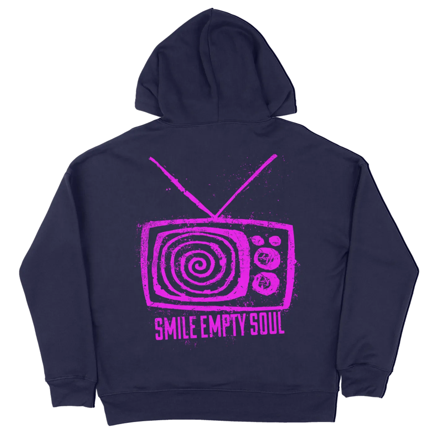 Smile Empty Soul "Loss Of Everything" Zip Hoodie in Navy Blue
