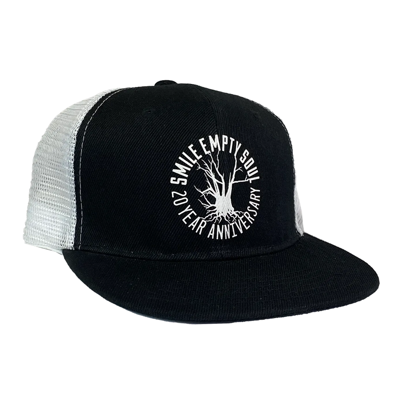 Smile Empty Soul "20th Anniversary" Snapback Hat with White Net