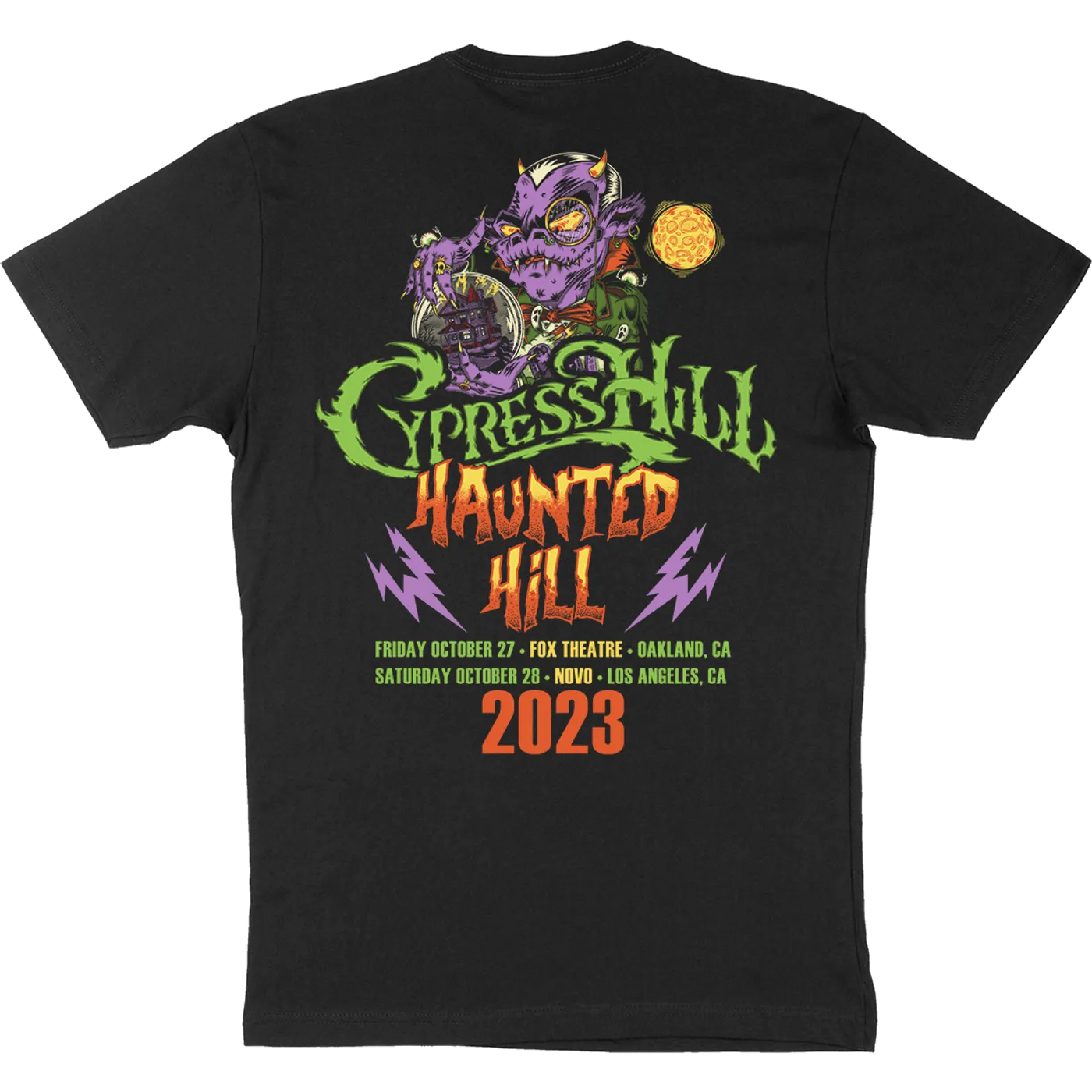 Cypress Hill "Haunted Hill 2023" Event T-Shirt