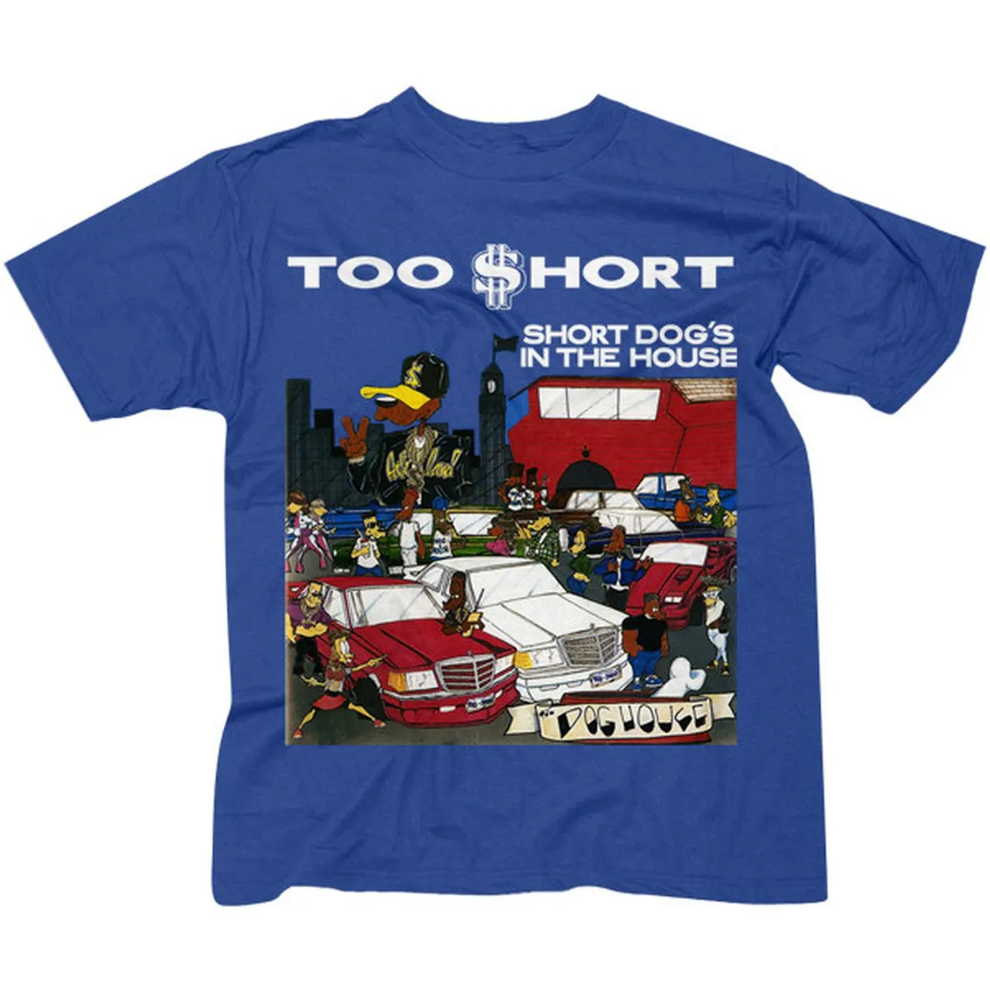 Too $hort "$hort Dog's In The House" royal blue t-shirt