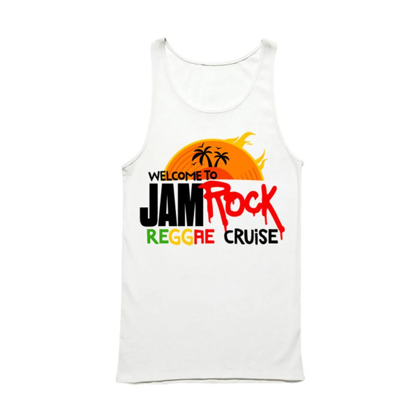Welcome To Jamrock 2015 "Reggae Cruise" White Event Tank Top