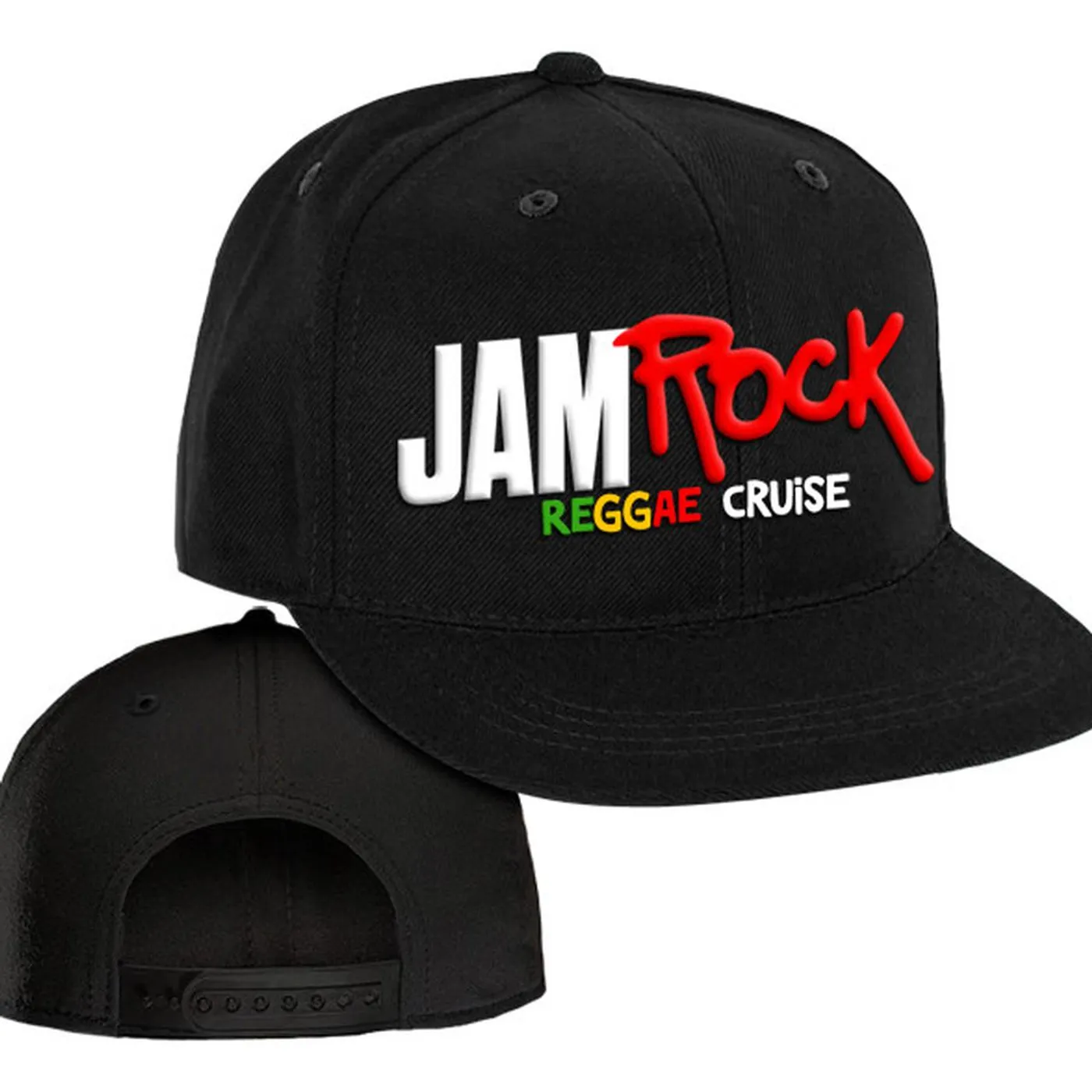 Welcome To Jamrock 2016 "Reggae Cruise" Black Event Snap Back Hat