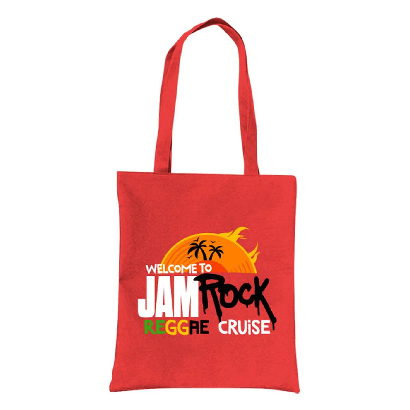 Welcome To Jamrock 2015 "Reggae Cruise" Red Event Tote Bag