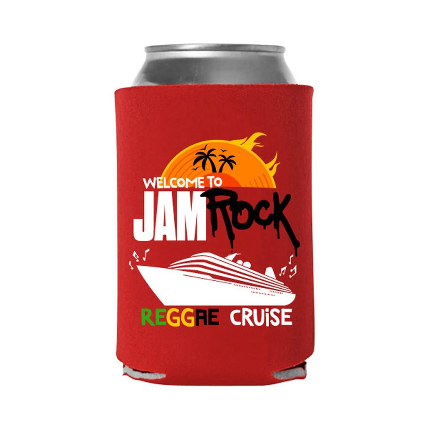 Welcome To Jamrock 2015 "Reggae Cruise" Red Event Drink Cooler