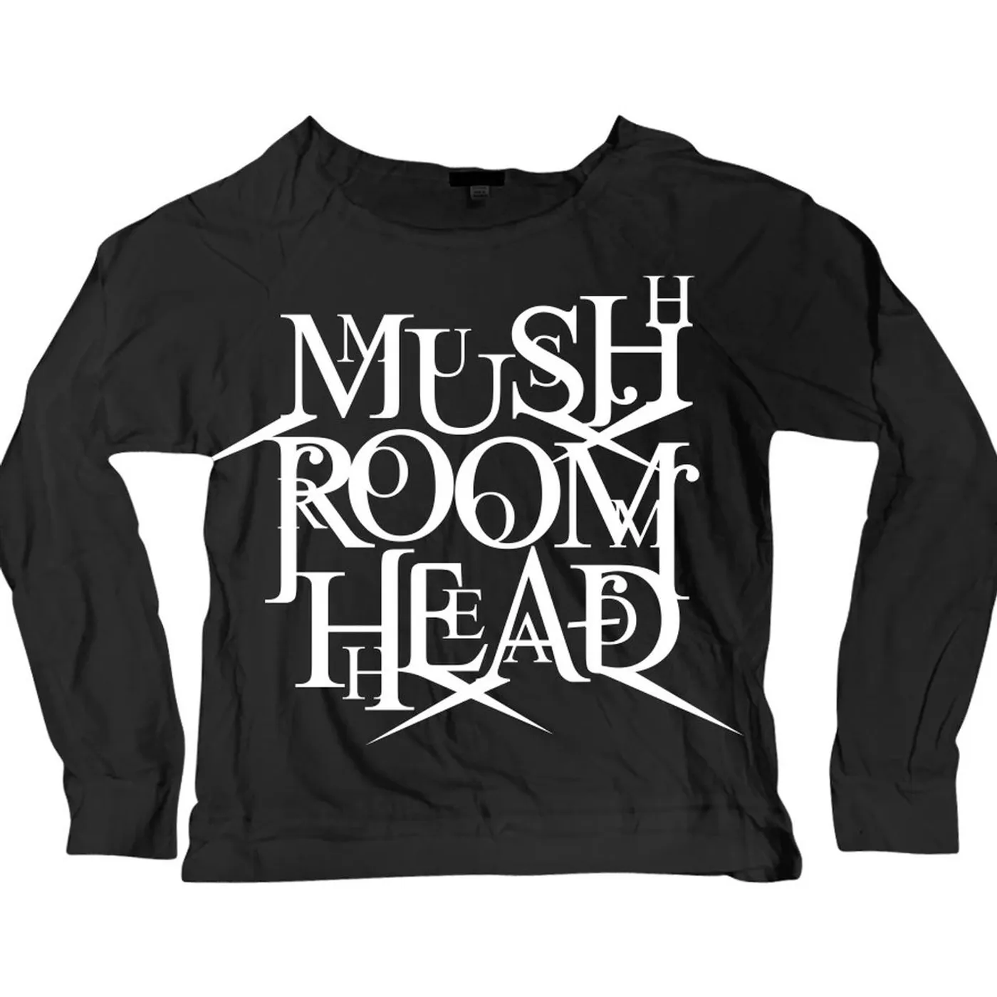 Mushroomhead "Stacked Logo" Long Sleeves Women's Scoop Neck T-Shirt