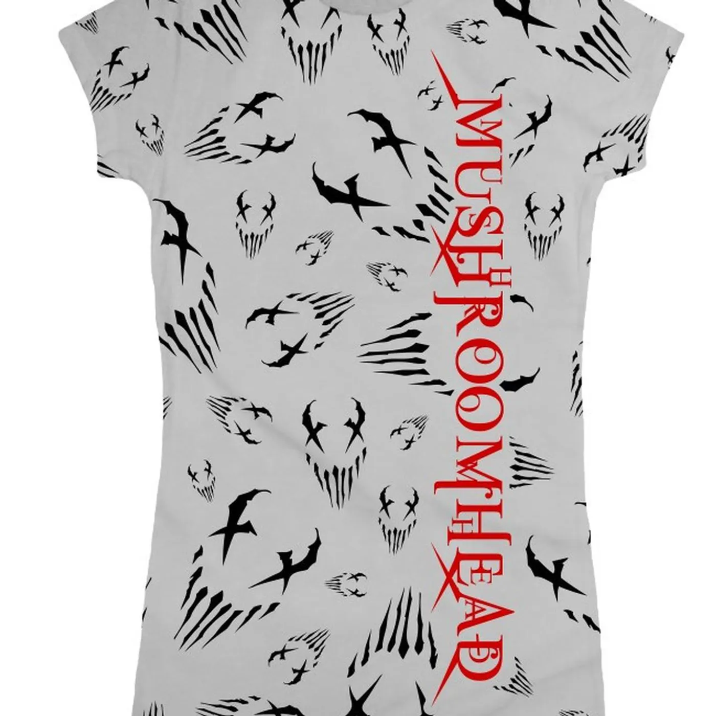 Mushroomhead "All Over Print" Women's Grey T-Shirt