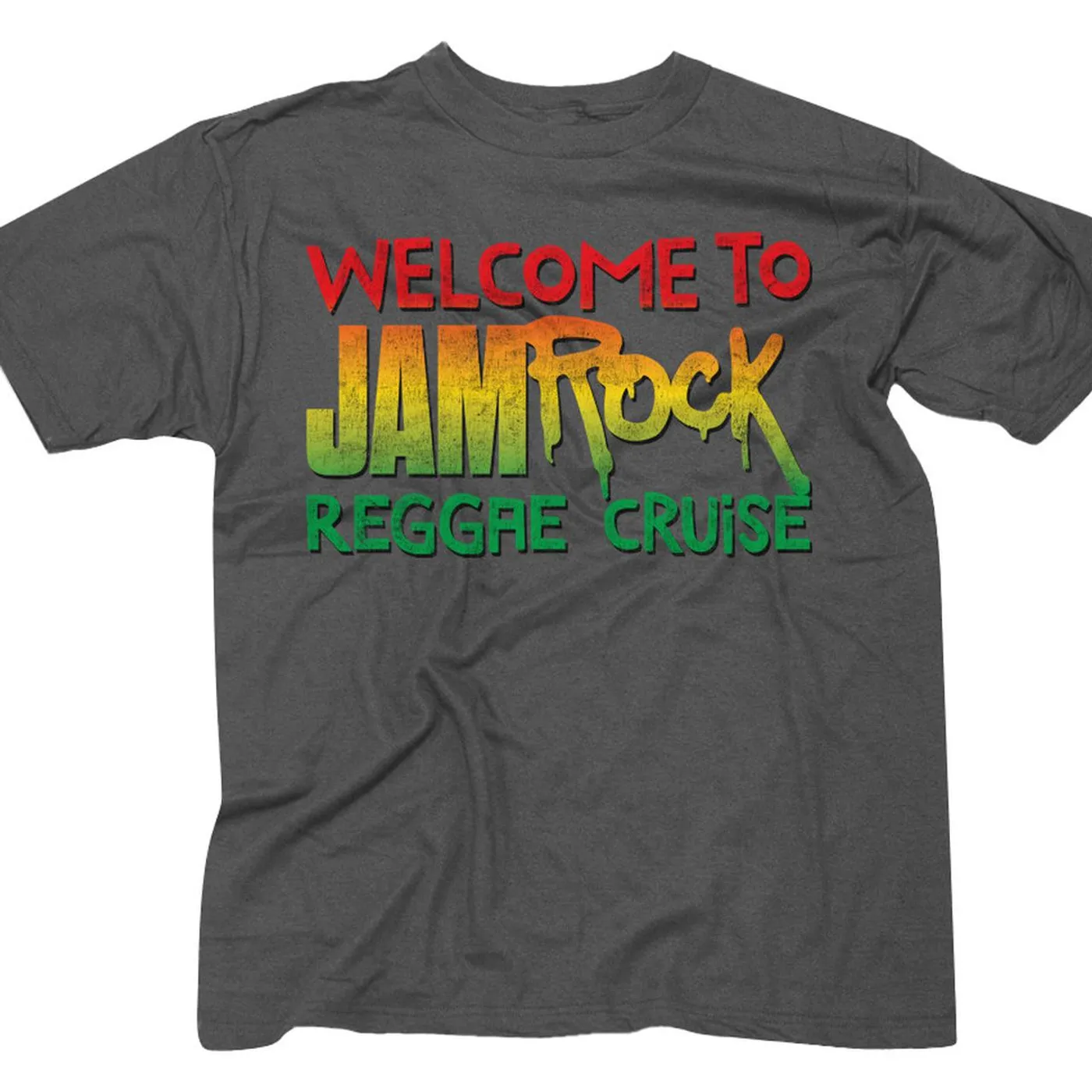 Welcome To Jamrock 2016 "Stacked Logo" Heather Grey T-Shirt