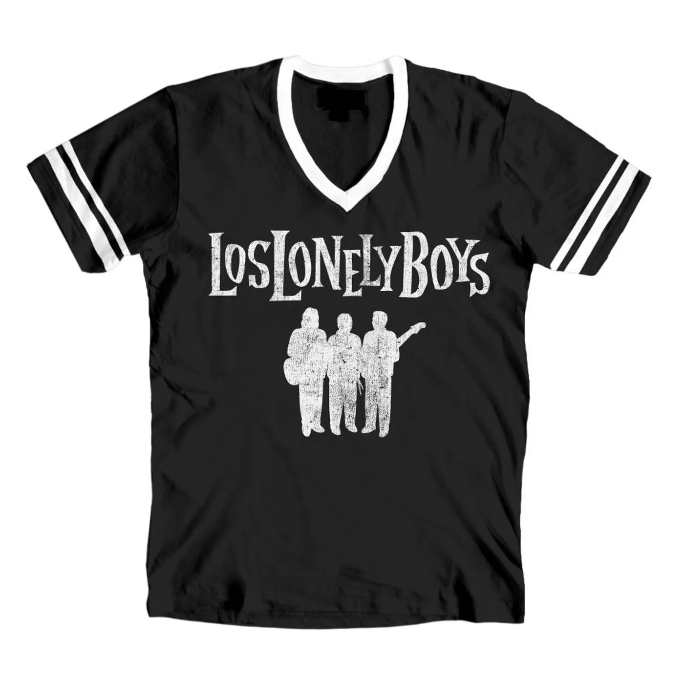 Los Lonely Boys "Logo Silhouette" Women's Football Style T-Shirt