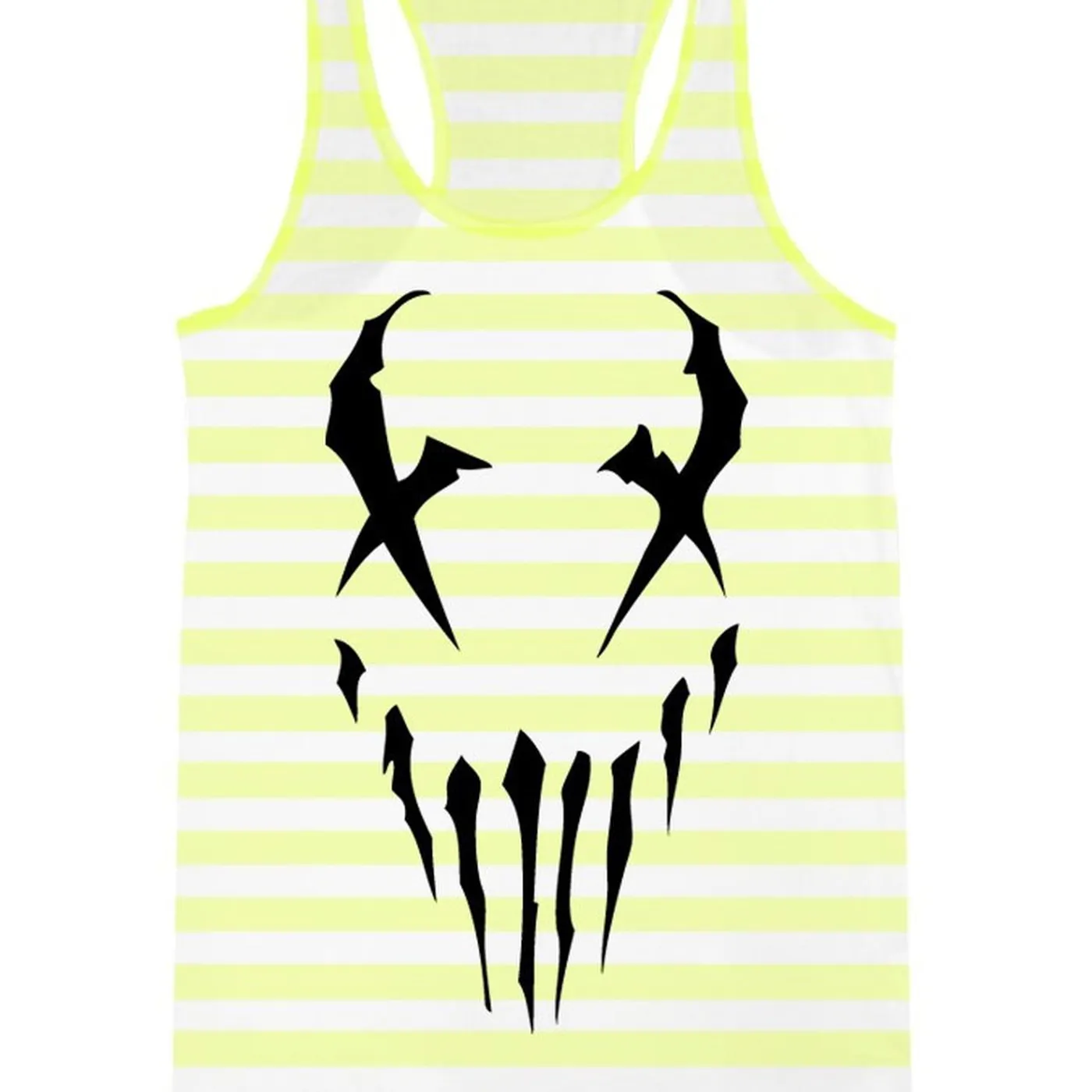 Mushroomhead "X Face " Women's Striped Tank Top