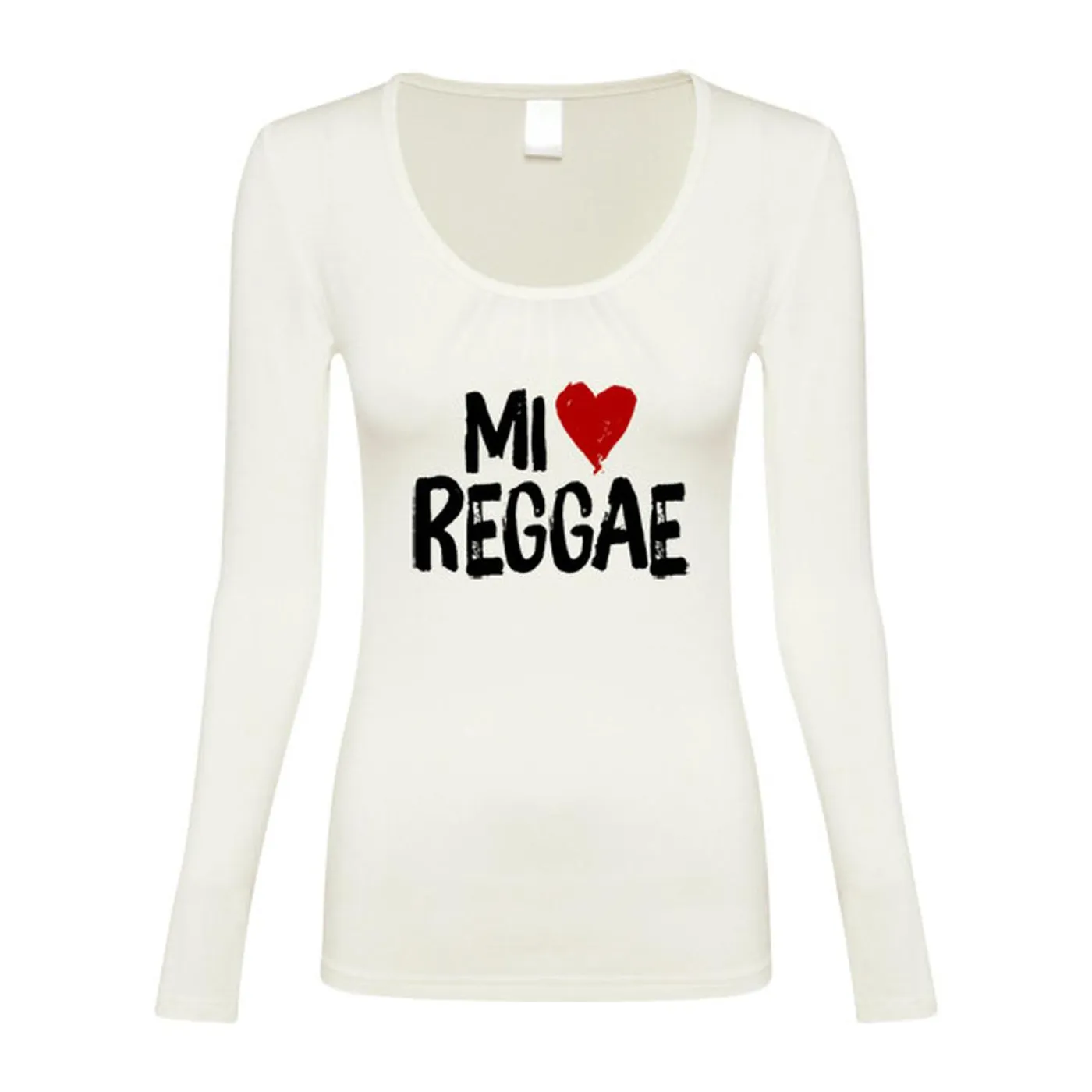 Welcome To Jamrock "Mi Love Reggae" Women's Long Sleeve T-shirt