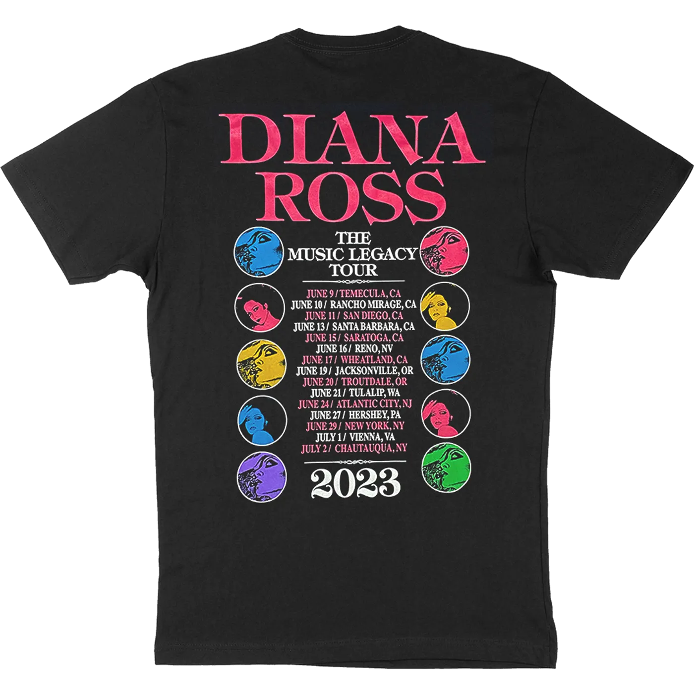 Diana Ross "Legacy Tour 2023" T-Shirt