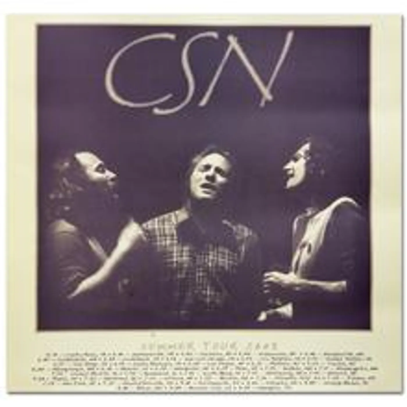 Crosby, Stills & Nash CSN "2008 Tour/Itinerary" Poster