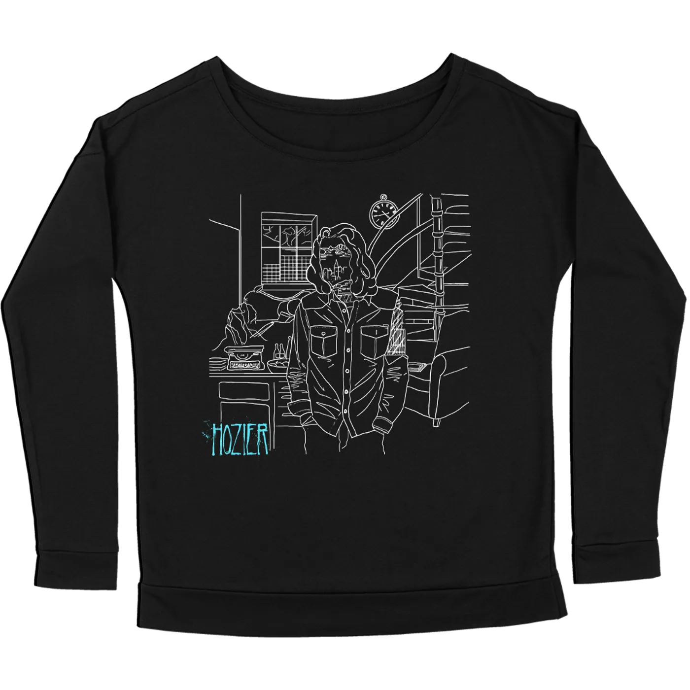 Hozier "Studio" Women's Long Sleeve Scoop T-Shirt