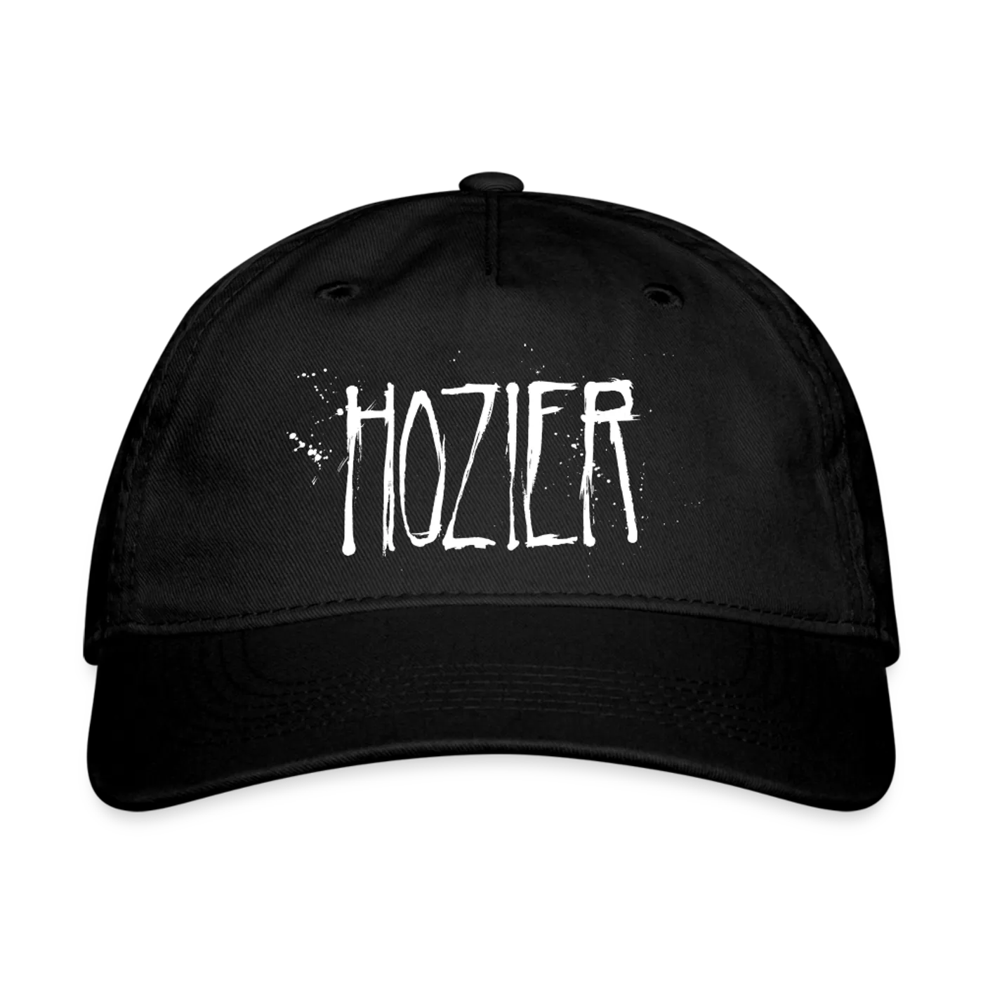HOZIER "SPLATTER LOGO" BLACK ORGANIC CAP