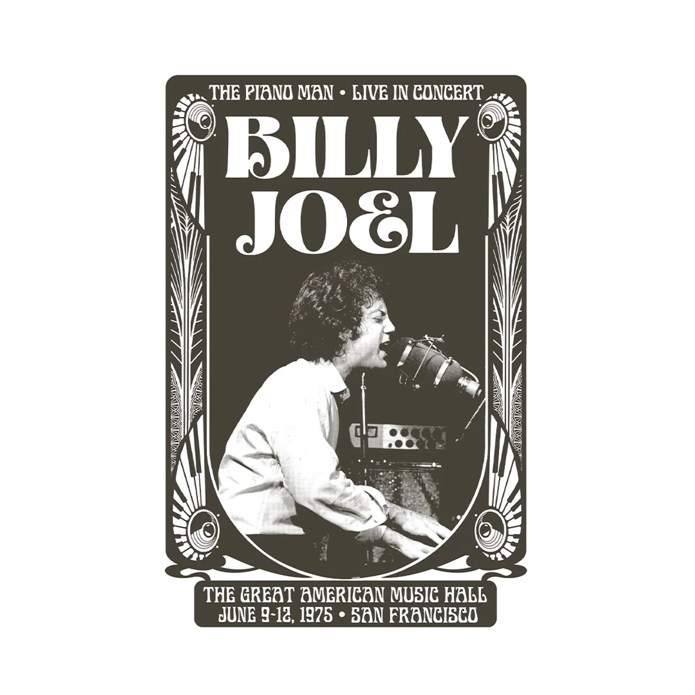 Billy Joel "Great American Music Hall" Poster