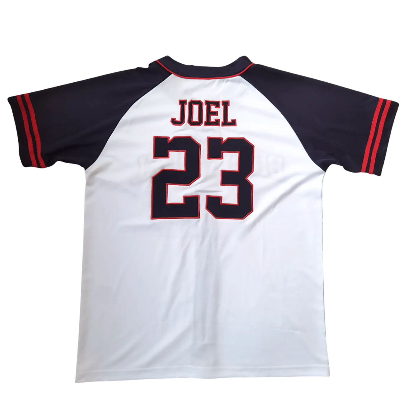 Billy Joel White/Navy/Red Baseball Jersey-2023 Stadium Tour