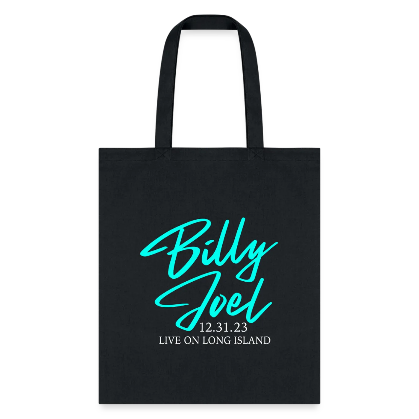 Billy Joel "12-31-23 New Year's Eve Set List" Black Tote Bag Online Exclusive