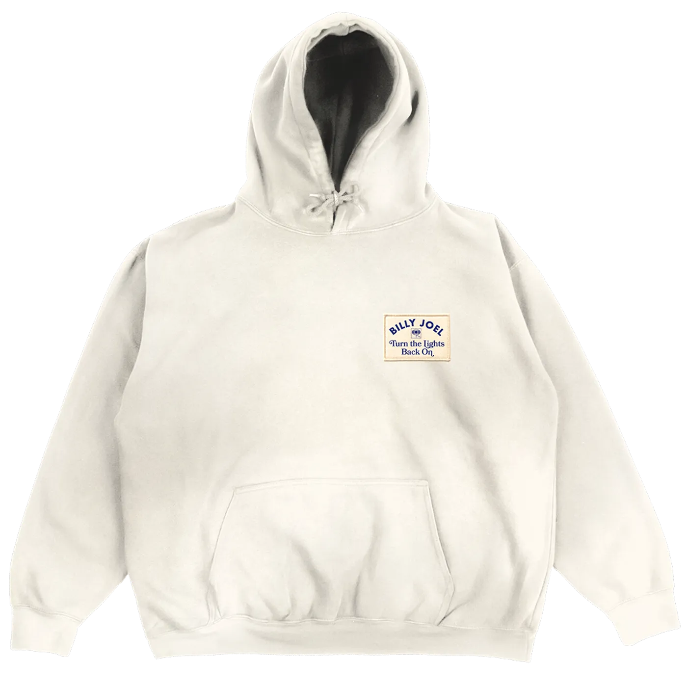 Billy Joel "Turn The Lights Back On Patch" Ivory Hoodie