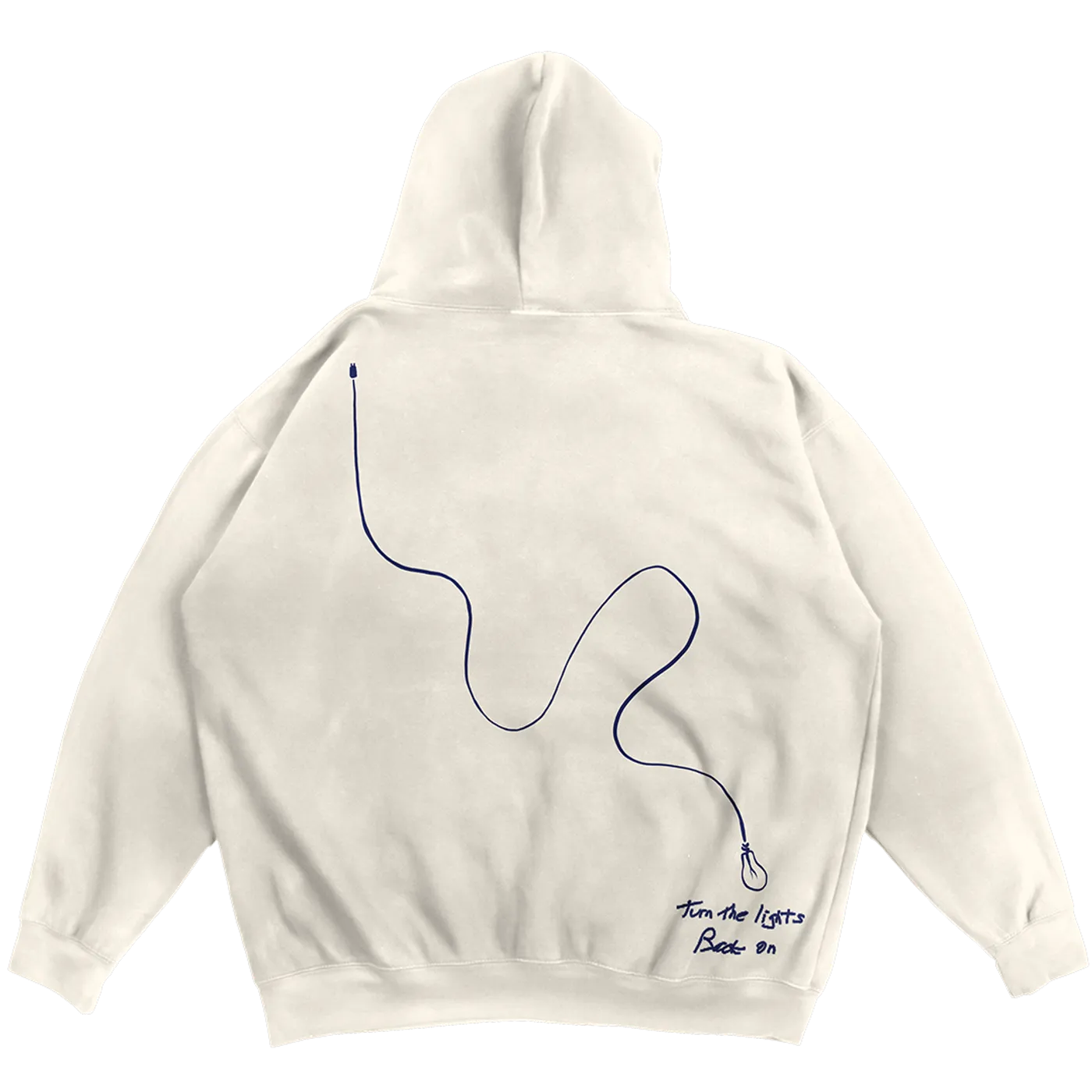 Billy Joel "Turn The Lights Back On Patch" Ivory Hoodie