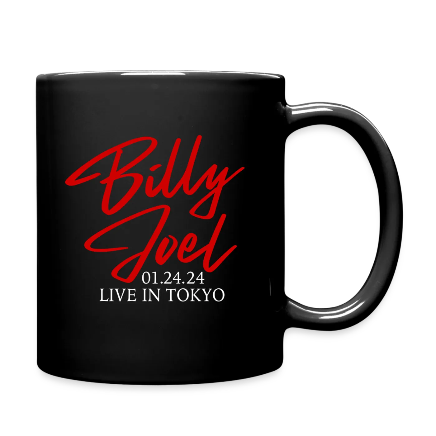 Billy Joel "1-24-24 Tokyo Set List" Black Mug Online Exclusive