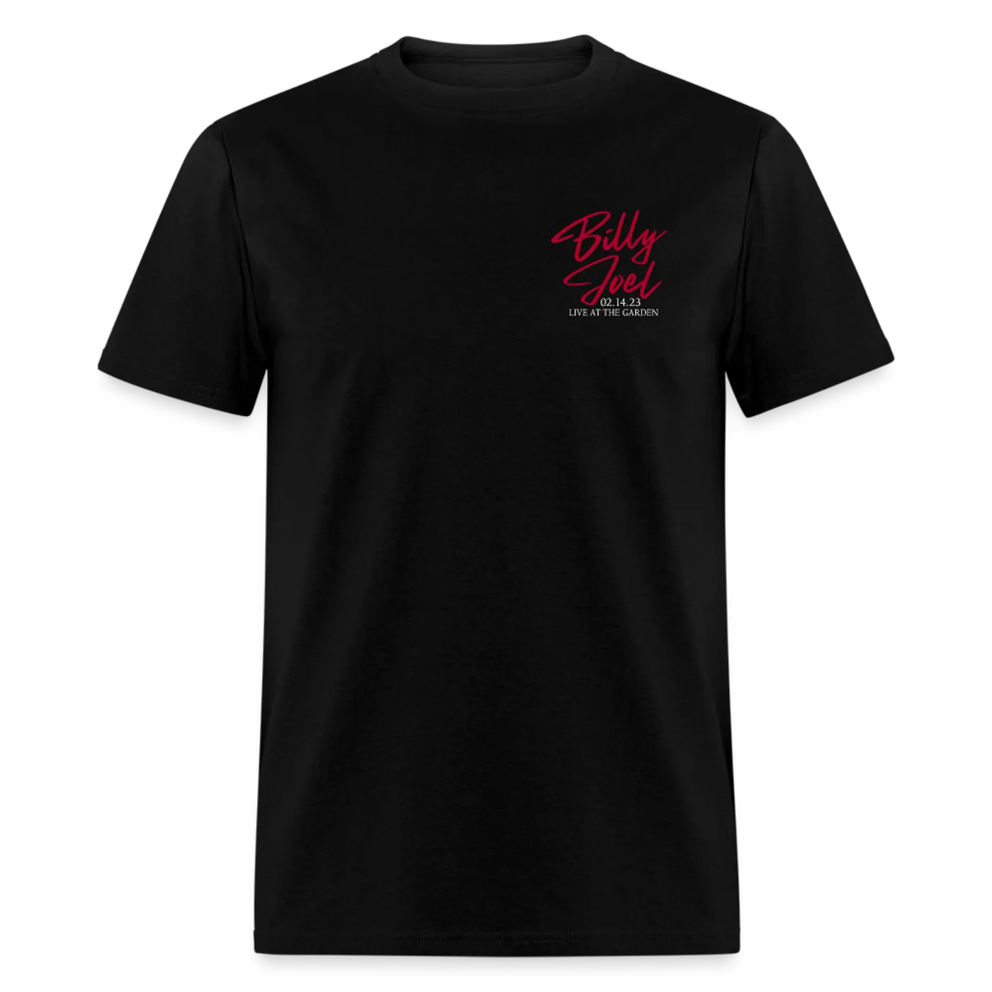 Billy Joel "2-14-23 MSG Set List" Black T-Shirt  Online Exclusive