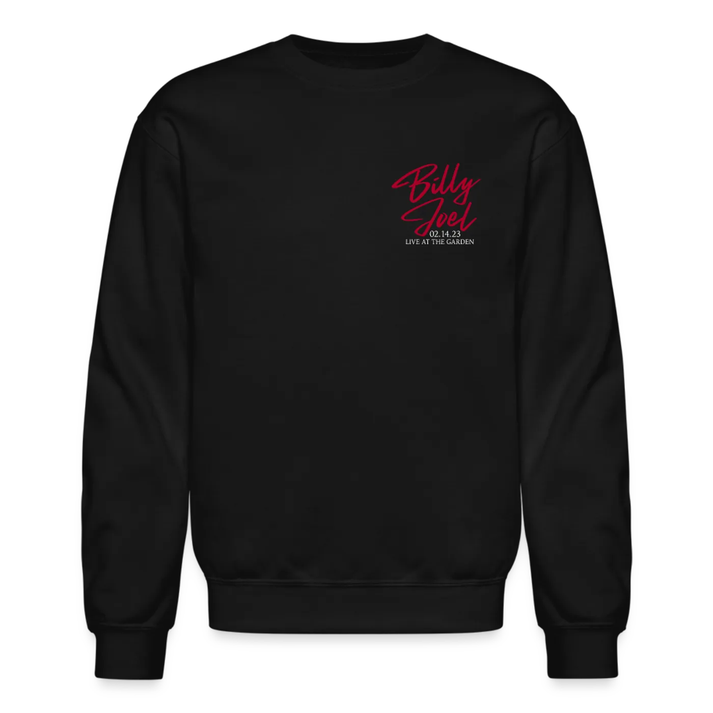 Billy Joel "2-14-23 MSG Set List" Black Crewneck  Online Exclusive