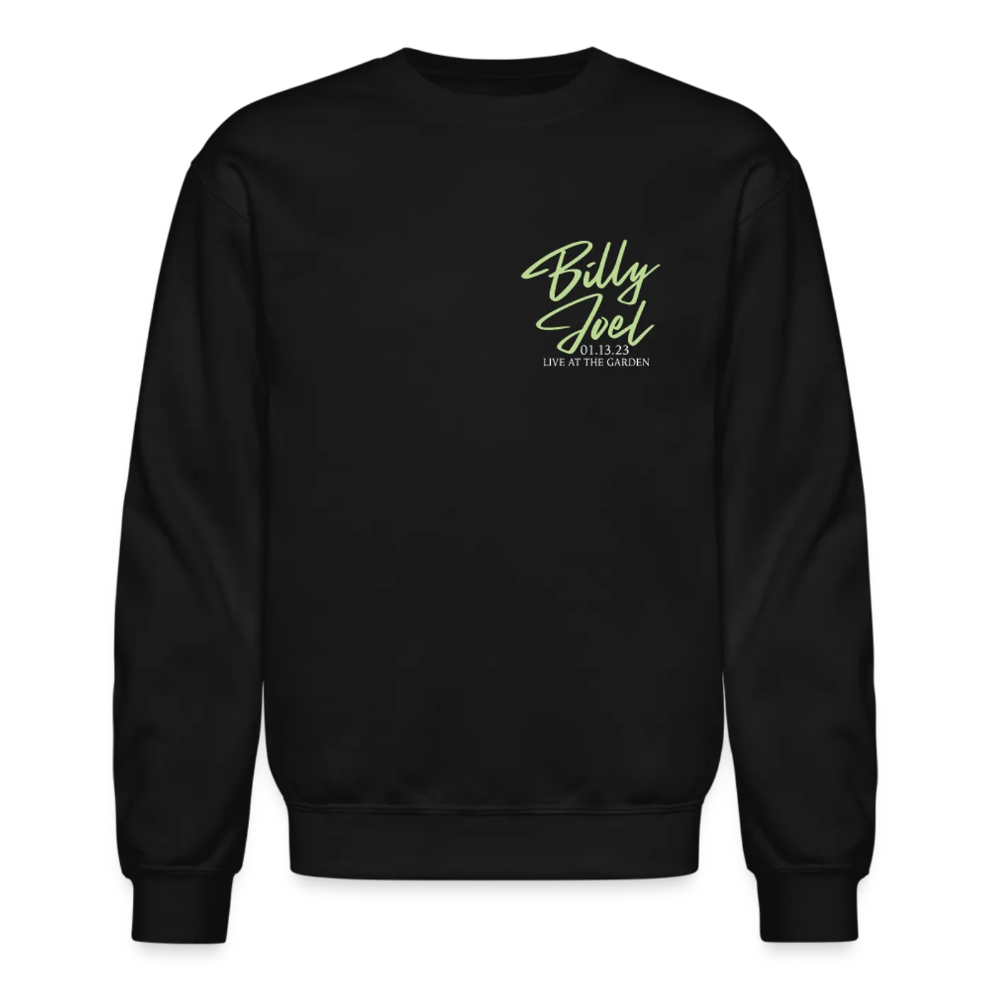 Billy Joel "1-13-23  MSG Set List" Black Crewneck - Online Exclusive