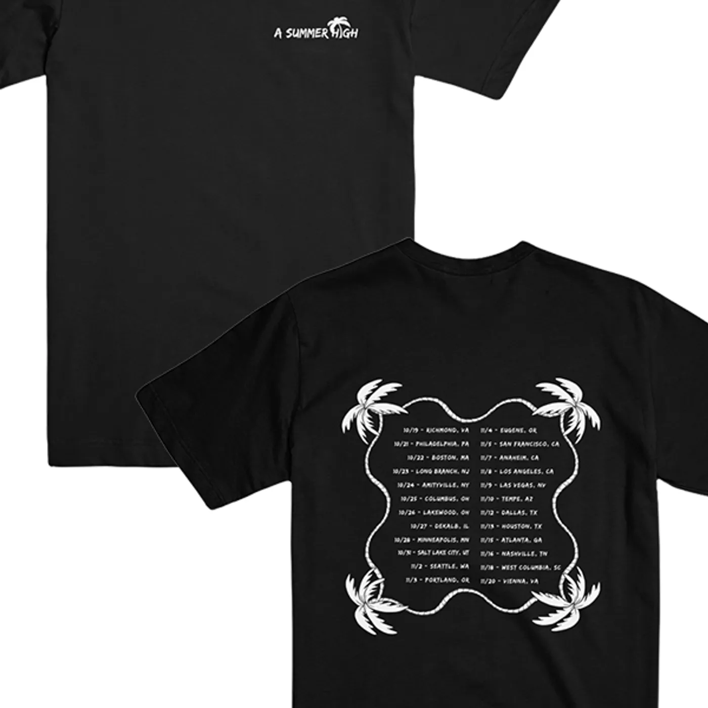 A Summer High The Goodbye Summer Fall Tour Tee