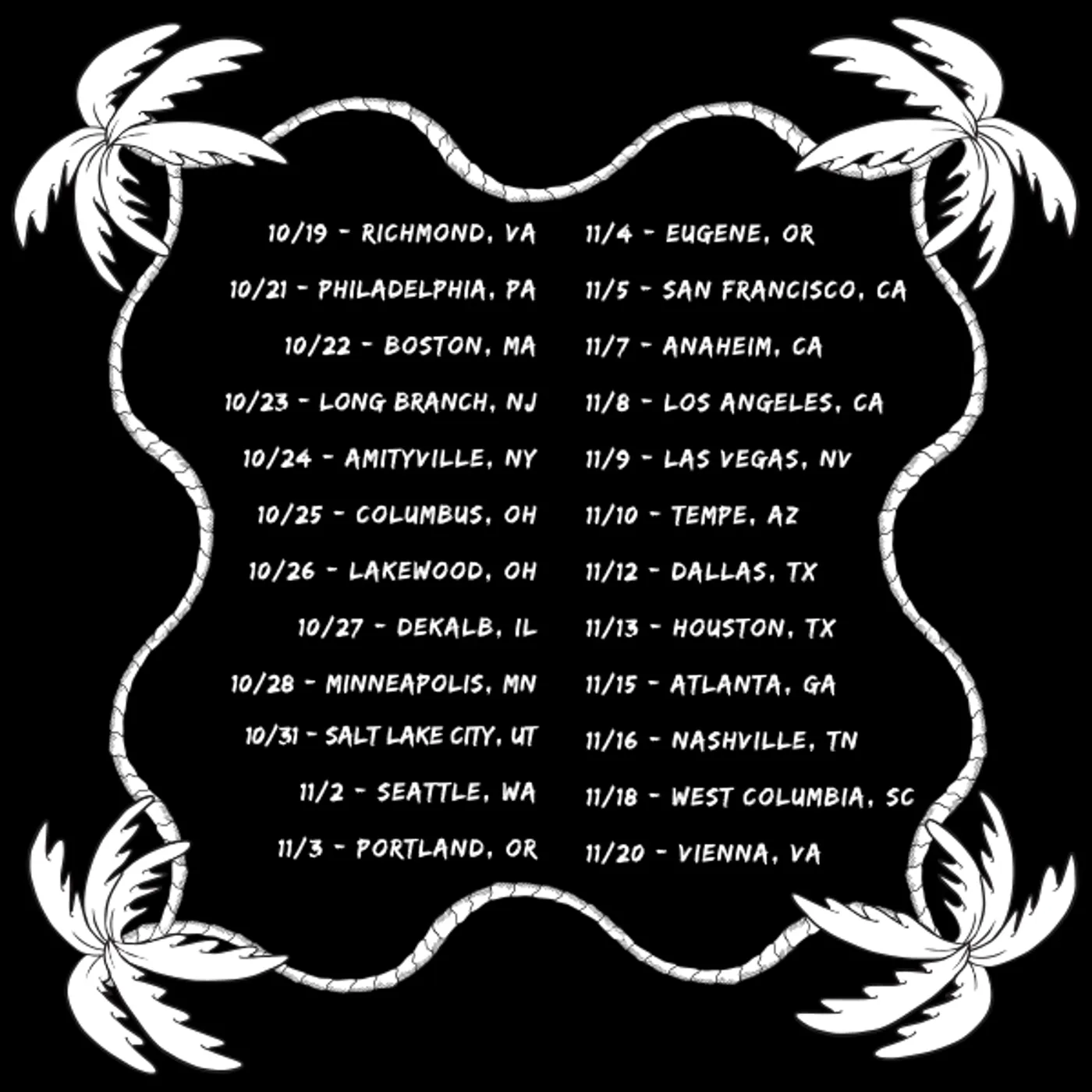 A Summer High The Goodbye Summer Fall Tour Tee