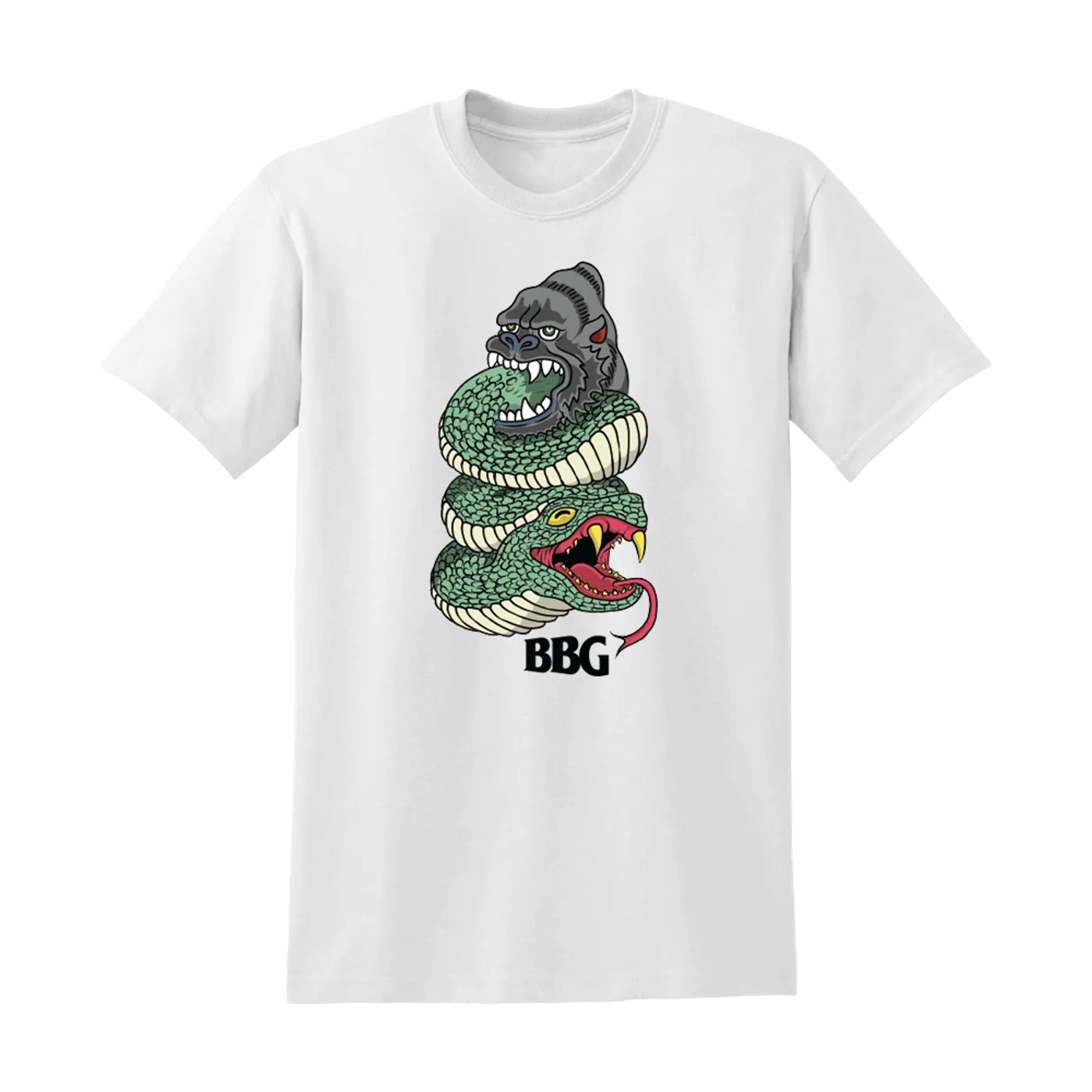 BBG Baby Joe BBG Snake Tee (White)