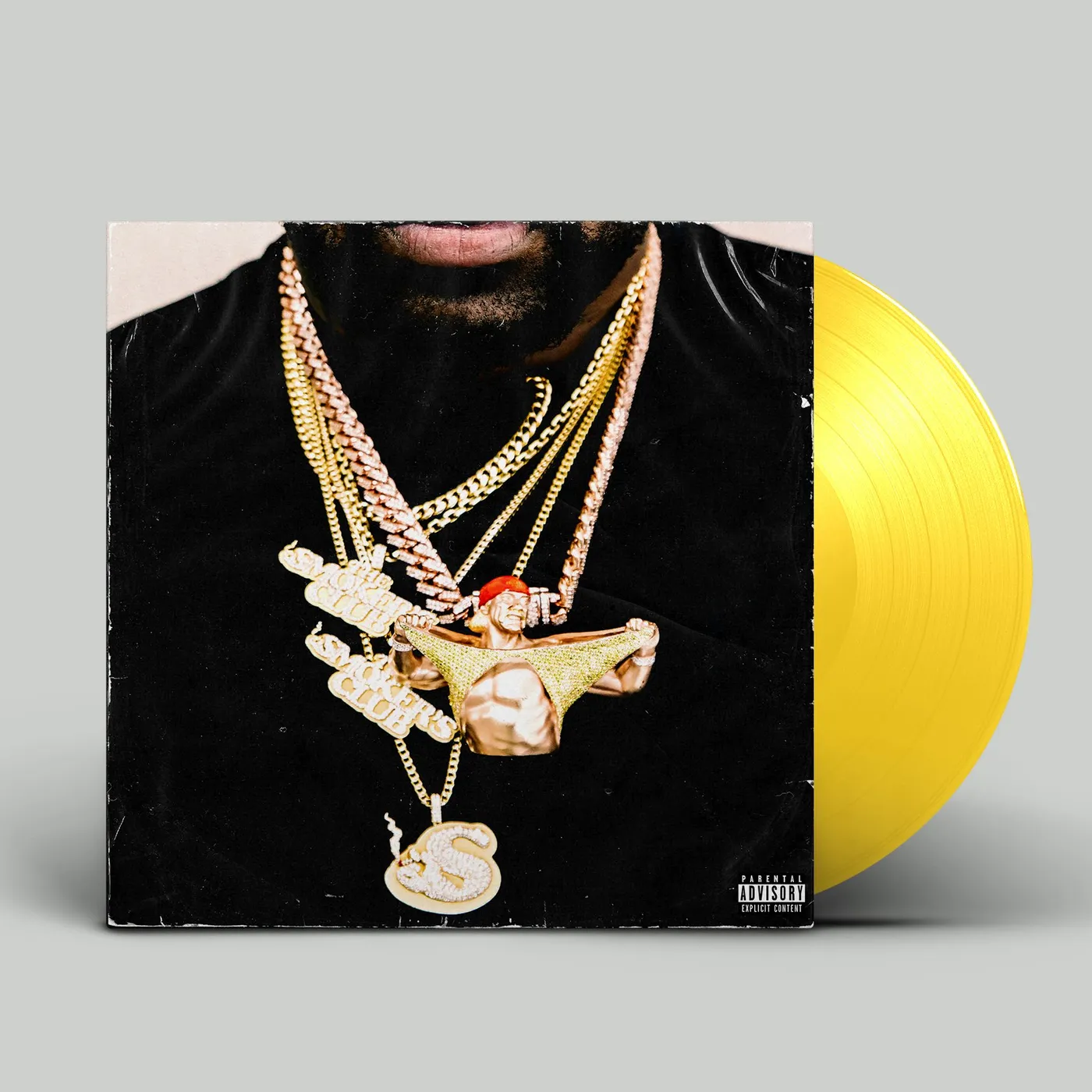 Smoke DZA Limited Edition 'A Closed Mouth Don't Get Fed' Vinyl in Gold