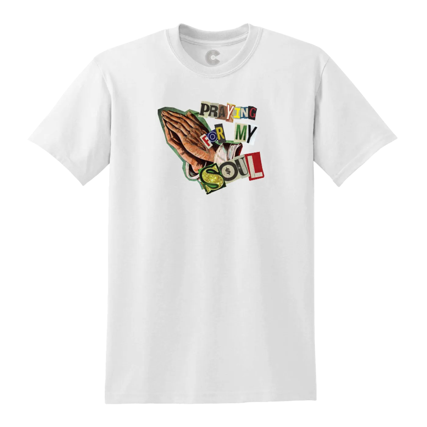 Smoke DZA Collage White T-Shirt