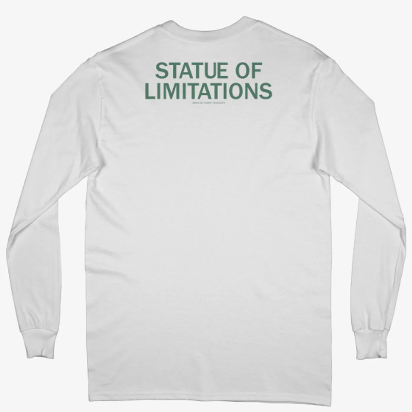 Smoke DZA Statue of Limitations Long Sleeve Tee (WHITE)