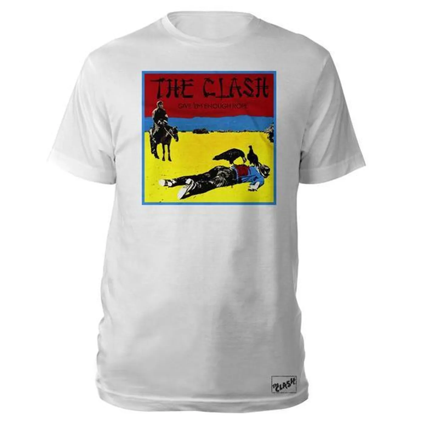 The Clash Give 'Em Enough Rope White T-Shirt