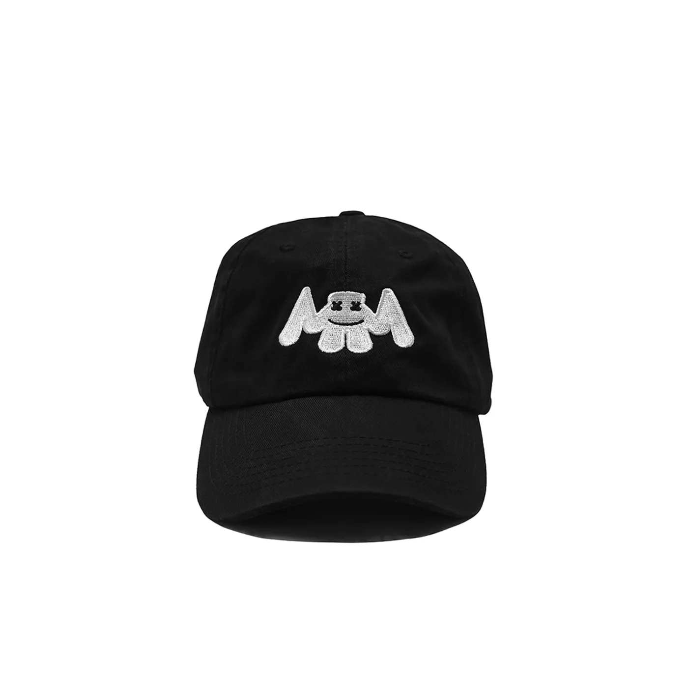 Marshmello Bat Dad Hat — Black
